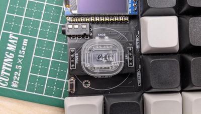 PMW3360DM trackball sensor.